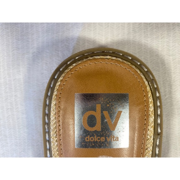Dolce Vita Woven Raffia Fisherman Sandals Coastal Resort Boho WMS 10 - Picture 7 of 7